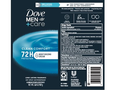 Dove Clean Comfort Dry Spray (Dove Dry Spray Ap Clean Comfort)